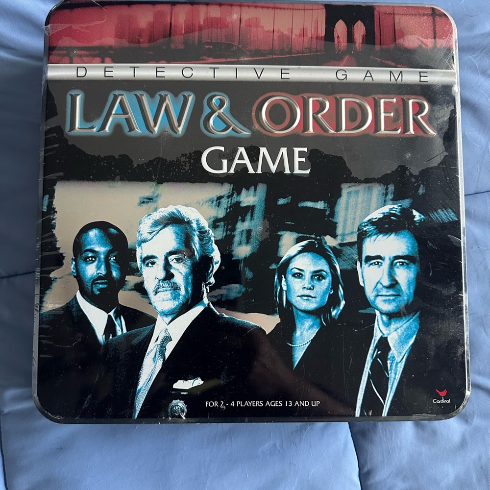 Law & Order Detective Game - Vintage, still sealed